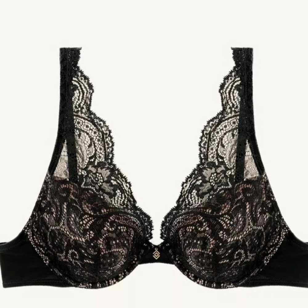 Thirdlove 24/7 Lace Contour Plunge Bra 34H